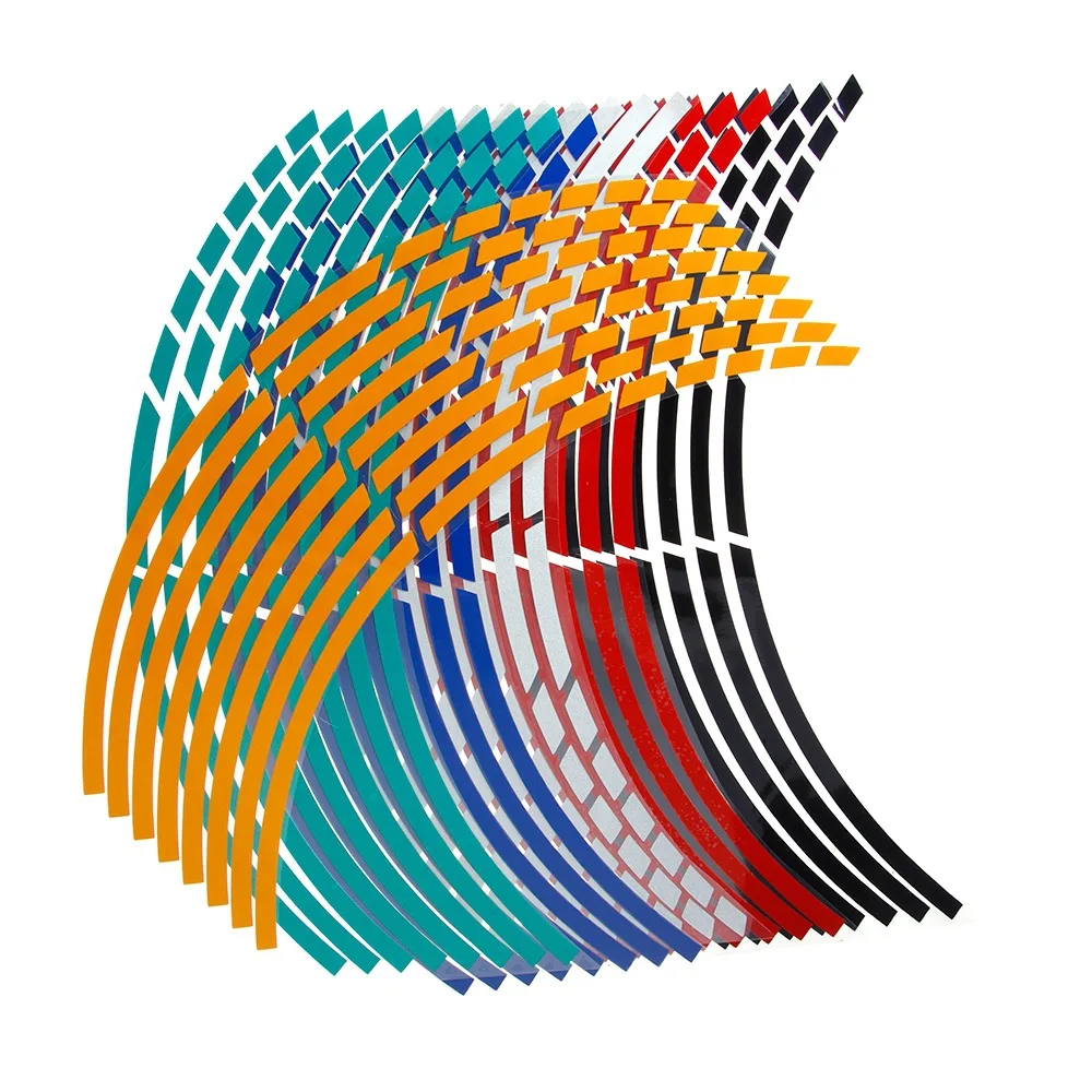 7 Colors Options 16 Strips Wheel Sticker Reflective Rim Stripe Tape Bike Motorcycle Car 18inch Stickers Accessory
7 Colors Options 16 Strips Wheel Sticker Reflective Rim Stripe Tape Bike Motorcycle Car 18inch Stickers Accessory
