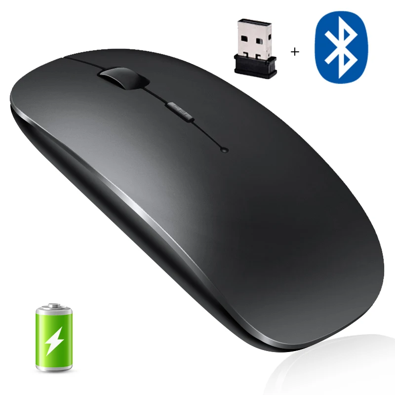 Wireless Mouse Bluetooth Computer Mouse Wirelesss Rechargeable Mouse Silent Ergonomic Mause USB Gaming Mice For Laptop ipad PC
Wireless Mouse Bluetooth Computer Mouse Wirelesss Rechargeable Mouse Silent Ergonomic Mause USB Gaming Mice For Laptop ipad PC