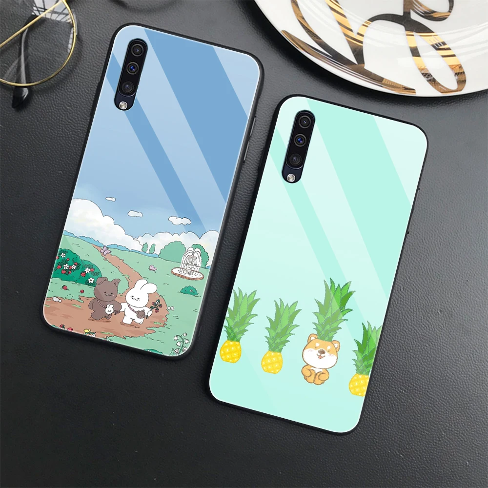 Cute Corgi Dog Case for Samsung Galaxy A71 A72 A70 A73 A53 A13 5G A03 A22 A21S A03 Core A42 A52 Animal Tempered Glass Cover 
Cute Corgi Dog Case for Samsung Galaxy A71 A72 A70 A73 A53 A13 5G A03 A22 A21S A03 Core A42 A52 Animal Tempered Glass Cover