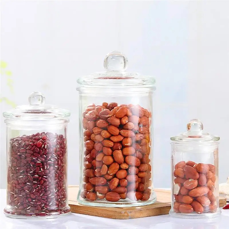 3Pcs Clear Sealed Tea Jar Glass Cereals Containers Kitchen Supplies Dry Food Storage Jar for Tabletop Restaurant Home Kitchen
3Pcs Clear Sealed Tea Jar Glass Cereals Containers Kitchen Supplies Dry Food Storage Jar for Tabletop Restaurant Home Kitchen