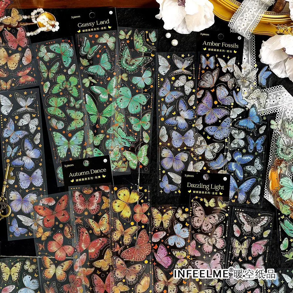 20sets/1lot Kawaii Scrapbook Sticker Butterfly Album Scrapbooking Supplies Planner Decorative Craft Stationery Sticker
20sets/1lot Kawaii Scrapbook Sticker Butterfly Album Scrapbooking Supplies Planner Decorative Craft Stationery Sticker
