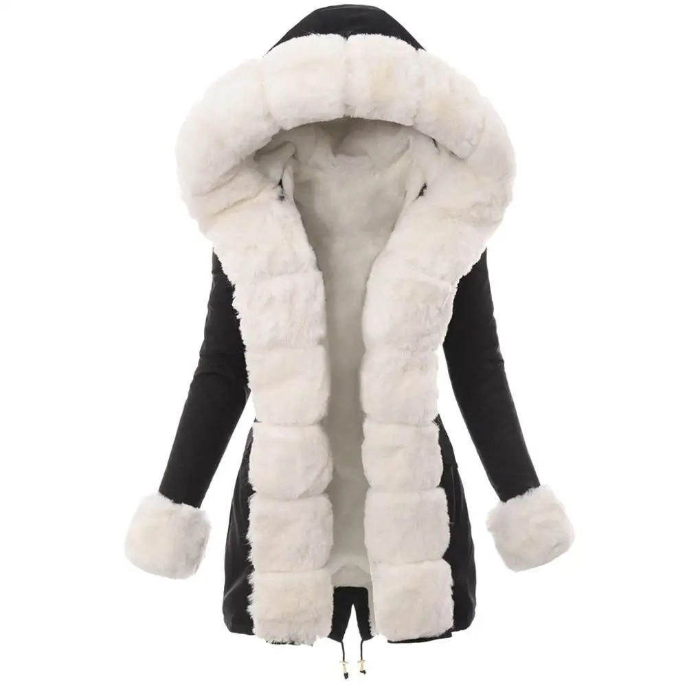 Womens Hooded Faux Fur Coat Ladies Fur Lining Coat Womens Winter Warm Thick Long Jacket Hooded Overcoat Top S-XXXL
Womens Hooded Faux Fur Coat Ladies Fur Lining Coat Womens Winter Warm Thick Long Jacket Hooded Overcoat Top S-XXXL