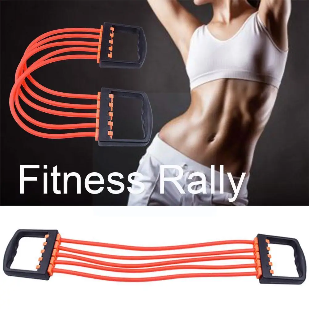 5-tube Fitness Rally Stretch Band Rope Yoga Rally Strap Arm Resistance Yoga Rubber Latex Fitness Pilates Exercise N4f2
5-tube Fitness Rally Stretch Band Rope Yoga Rally Strap Arm Resistance Yoga Rubber Latex Fitness Pilates Exercise N4f2