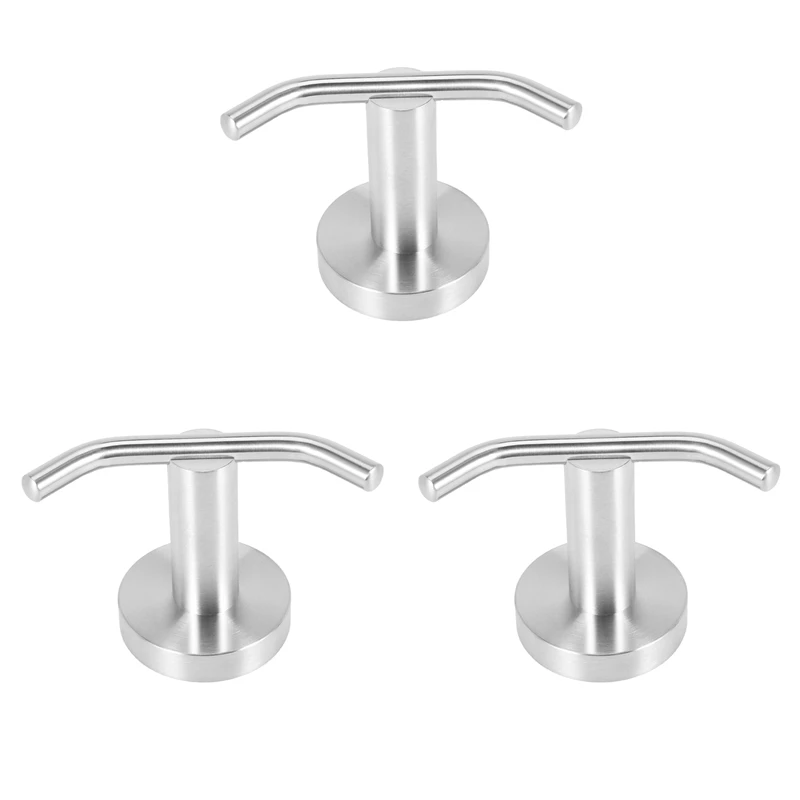 3x двойной крючок для халата, крючки для пальто и полотенец из нержавеющей стали 304 для ванной комнаты, настенный крючок, матовый никель
3x двойной крючок для халата, крючки для пальто и полотенец из нержавеющей стали 304 для ванной комнаты, настенный крючок, матовый никель