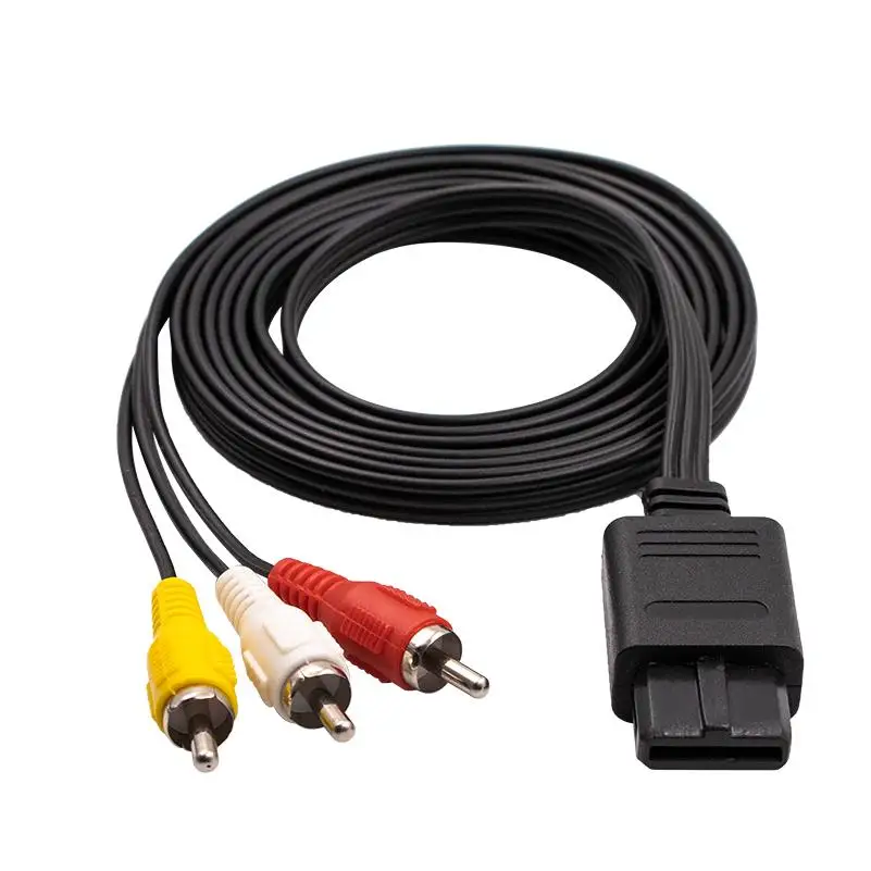 1pcs 1.8m For Nintendo 64 Audio Tv Video Cord Av Cable To Rca For Super Nintend Game Cube N64 Snes Game Cube Accessory
1pcs 1.8m For Nintendo 64 Audio Tv Video Cord Av Cable To Rca For Super Nintend Game Cube N64 Snes Game Cube Accessory