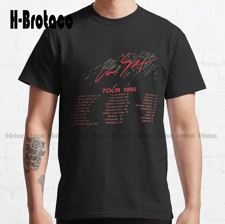 Tour 1990 Srv Stevie Ray Vaughan In Step Final Tour Classic T-Shirt Mens Fashion Shirts Outdoor Simple Vintag Casual T Shirts
Tour 1990 Srv Stevie Ray Vaughan In Step Final Tour Classic T-Shirt Mens Fashion Shirts Outdoor Simple Vintag Casual T Shirts
