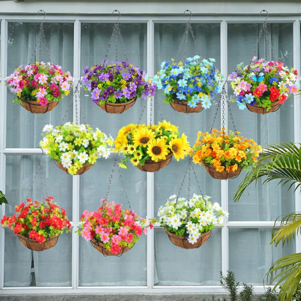 Patio Porch Wedding Layout Outdoors Home Decor Hanging Baskets Silk Chain DIY Flower Basket
Patio Porch Wedding Layout Outdoors Home Decor Hanging Baskets Silk Chain DIY Flower Basket