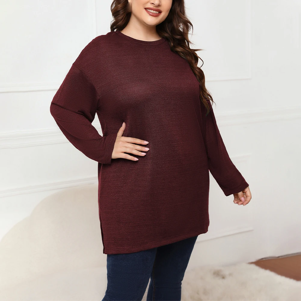 2022 New Fashion Plus Size Ladies Autumn Leisure Round Neck Long Sleeve Casual Top Daily T-shirt Blouse XL-4XL
2022 New Fashion Plus Size Ladies Autumn Leisure Round Neck Long Sleeve Casual Top Daily T-shirt Blouse XL-4XL