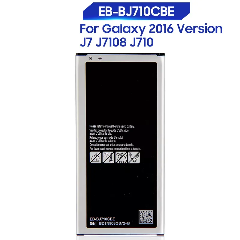 NEW2023 Replacement Battery For Samsung Galaxy 2016 Version J7 J7108 J710H J710F J710K SM-J7109 EB-BJ710CBC EB-BJ710CBE
NEW2023 Replacement Battery For Samsung Galaxy 2016 Version J7 J7108 J710H J710F J710K SM-J7109 EB-BJ710CBC EB-BJ710CBE
