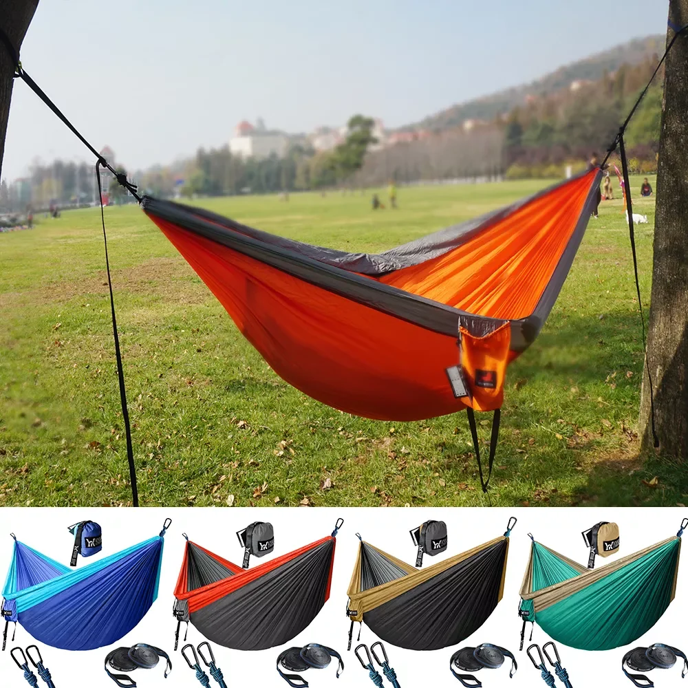 2021Camping Hammock Outdoor Tourist Hanging Hammocks Portable Parachute Nylon Hiking Hammock For Backpacking TravelUpgrade
2021Camping Hammock Outdoor Tourist Hanging Hammocks Portable Parachute Nylon Hiking Hammock For Backpacking TravelUpgrade