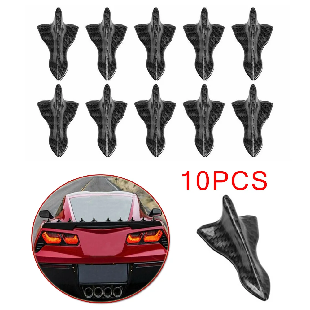 Car Spoiler Bumper Car Roof Carbon Fiber Improves Fuel Economy Instant Upgrade Reduces Drag Universal 10Pcs Black
Car Spoiler Bumper Car Roof Carbon Fiber Improves Fuel Economy Instant Upgrade Reduces Drag Universal 10Pcs Black