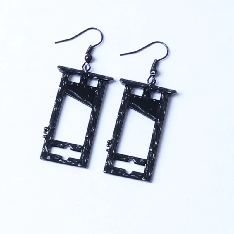 Gothic Guillotine Pendant Earrings Witch Retro Creative Earrings Ladies Party Gifts Punk Jewelry Bijoux Pendientes
Gothic Guillotine Pendant Earrings Witch Retro Creative Earrings Ladies Party Gifts Punk Jewelry Bijoux Pendientes