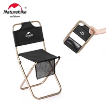 Naturehike Beach Chair Ultralight Portable Camping Chairs Folding With Mesh Bag Relax Chair Outdoor Picnic Hiking Fishing Chair