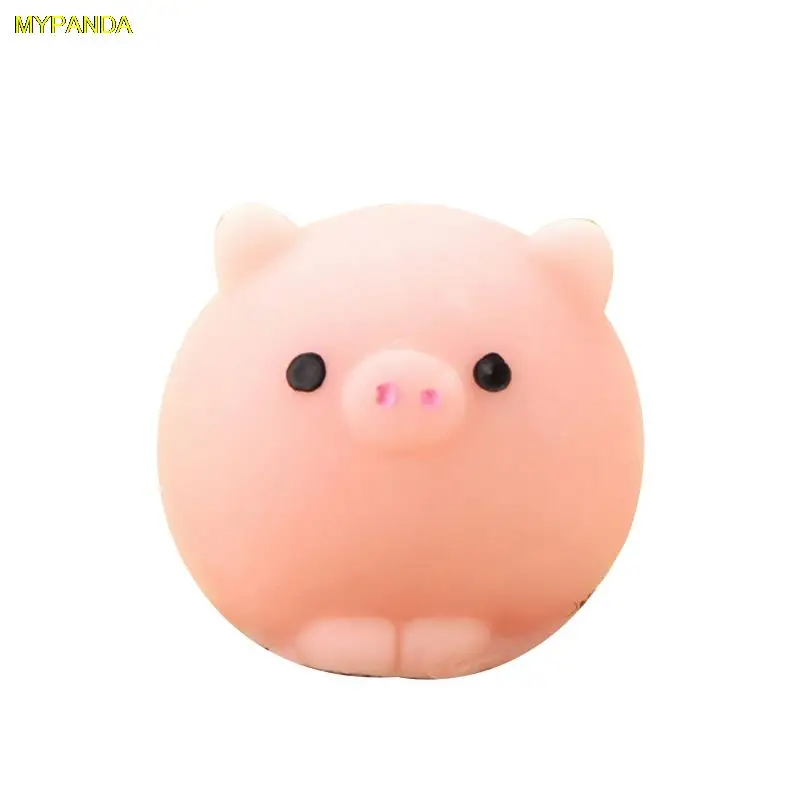 

1Pc Pet Pig Ball Mochi Squishy Stress Reliever Toys Squeeze Prayer Toy Kawaii Collection Fun Joke Gift Cute Decompression Toy