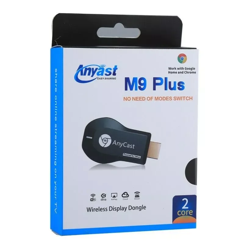 M9 Plus Anycast Wifi Display Dongle 2.4GHz 1080P Wireless Hd Portable Media Player Streamer for Projector Smartphone Tablets
M9 Plus Anycast Wifi Display Dongle 2.4GHz 1080P Wireless Hd Portable Media Player Streamer for Projector Smartphone Tablets