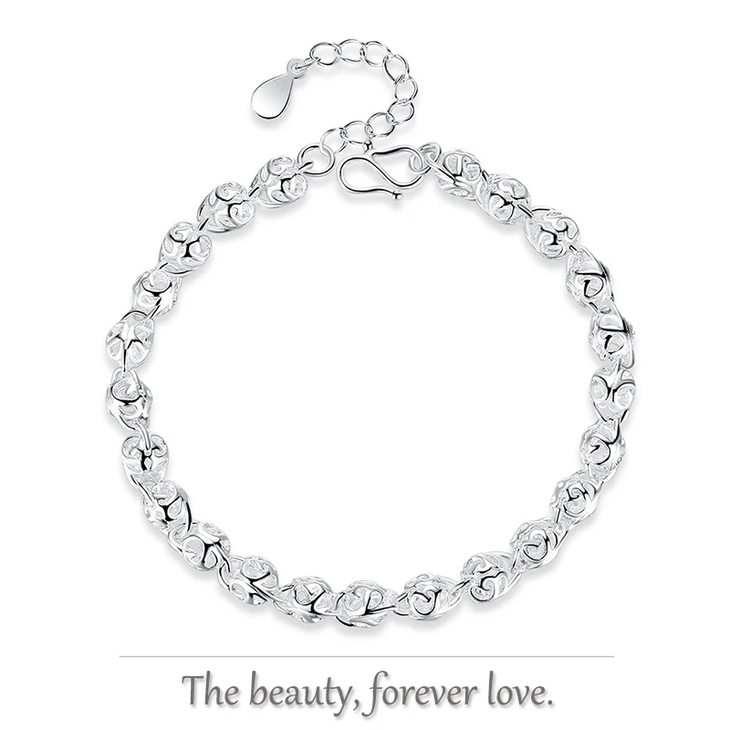 Easter Egg Beads Bracelet 925 Sterling Silver Jewelry For Women Lady Girl Wear Party Birthday Wedding Decoration
Easter Egg Beads Bracelet 925 Sterling Silver Jewelry For Women Lady Girl Wear Party Birthday Wedding Decoration