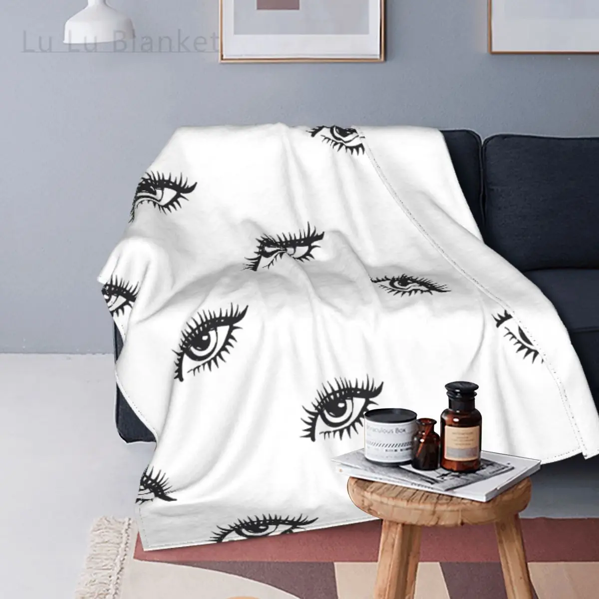 Pattern Of Eyes With Big Lashes Eyelash Blankets Fleece Open And Closed Eyes Soft Throw Blankets for Home Travel Rug Piece
Pattern Of Eyes With Big Lashes Eyelash Blankets Fleece Open And Closed Eyes Soft Throw Blankets for Home Travel Rug Piece