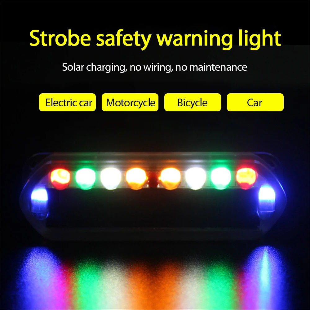 Led Tail Light High Brightness Shockproof Bicycle Light Waterproof Solar Tail Light Car Accessories Safety Warning Light
Led Tail Light High Brightness Shockproof Bicycle Light Waterproof Solar Tail Light Car Accessories Safety Warning Light