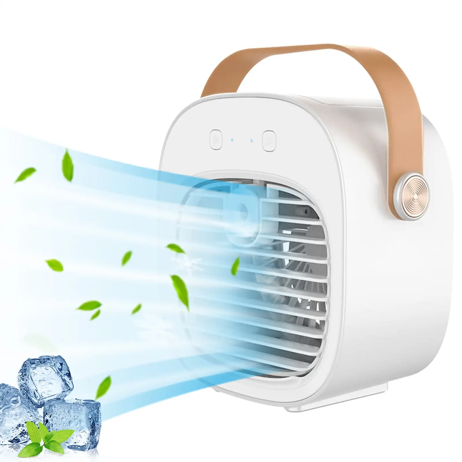 Portable Air Conditioner, Air Cooler with 3 Speeds,Small Desktop Air Cooler for Office Bedroom Table Personal Use
Portable Air Conditioner, Air Cooler with 3 Speeds,Small Desktop Air Cooler for Office Bedroom Table Personal Use
