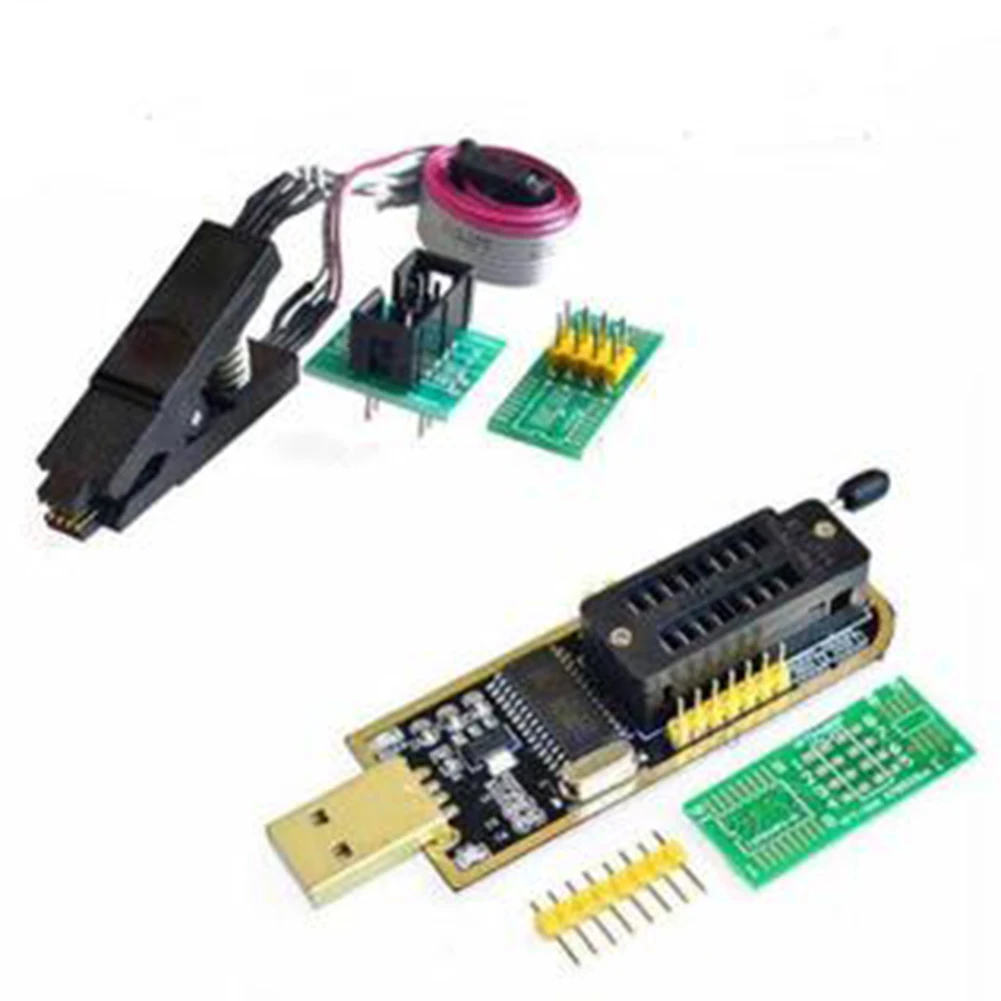 CH341A 24 25 Series EEPROM Flash BIOS USB Programmer Module + SOIC8 SOP8 Test Clip For EEPROM 93CXX 25CXX 24CXX IC Socket Adapte
CH341A 24 25 Series EEPROM Flash BIOS USB Programmer Module + SOIC8 SOP8 Test Clip For EEPROM 93CXX 25CXX 24CXX IC Socket Adapte