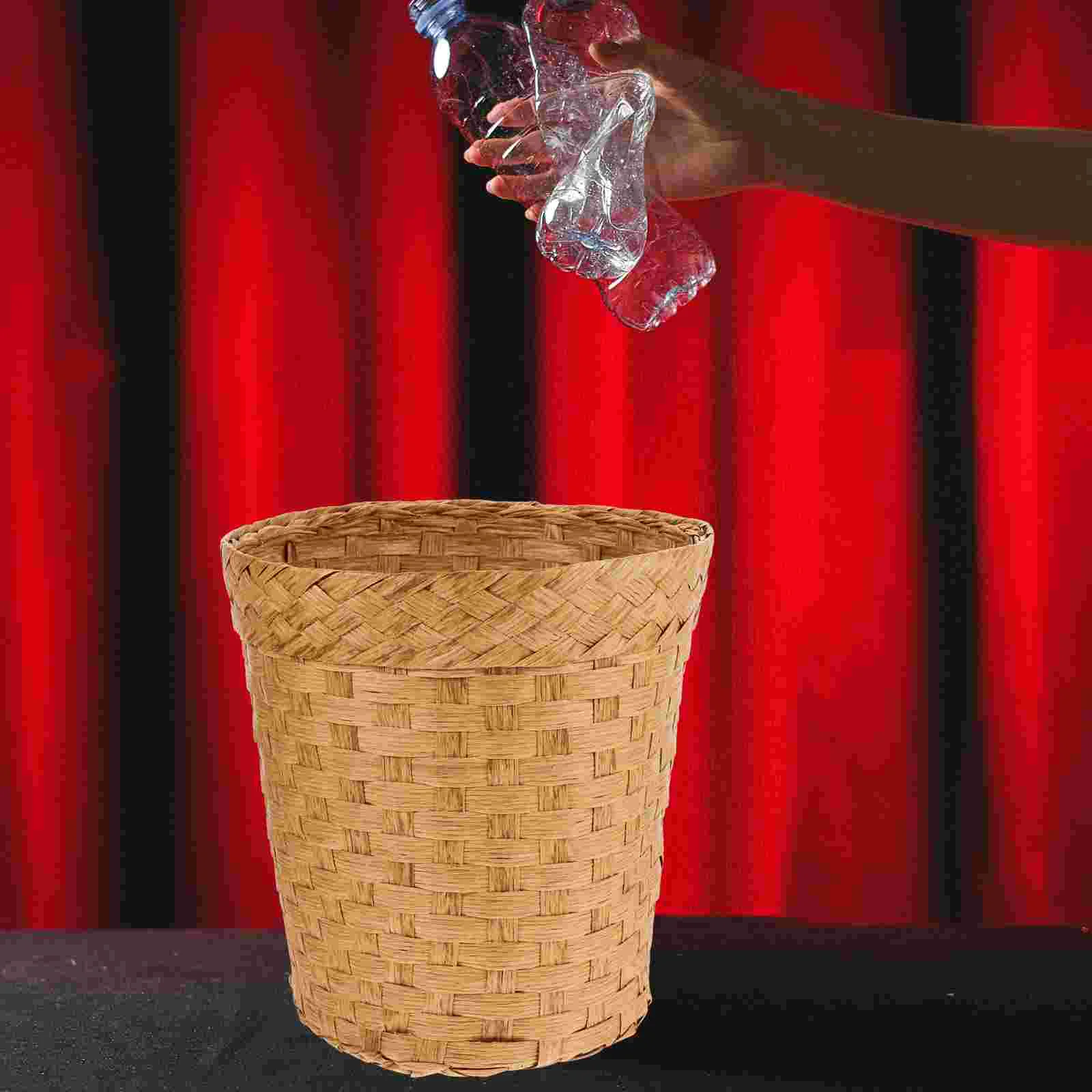 Basket Lid Bedroom Waste Home Storage Baskets Water Hyacinth Bamboo Woven Office Kitchen Sundries
Basket Lid Bedroom Waste Home Storage Baskets Water Hyacinth Bamboo Woven Office Kitchen Sundries