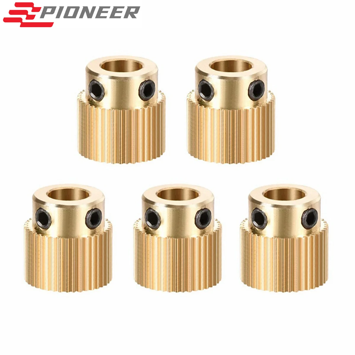 3D Printer 5PCS Extrusion Wheel Brass Gear Wheel 26/40 Tooth Gear For CREALITY Ender 3 CR 10 3D Printer Extruder Filament
3D Printer 5PCS Extrusion Wheel Brass Gear Wheel 26/40 Tooth Gear For CREALITY Ender 3 CR 10 3D Printer Extruder Filament
