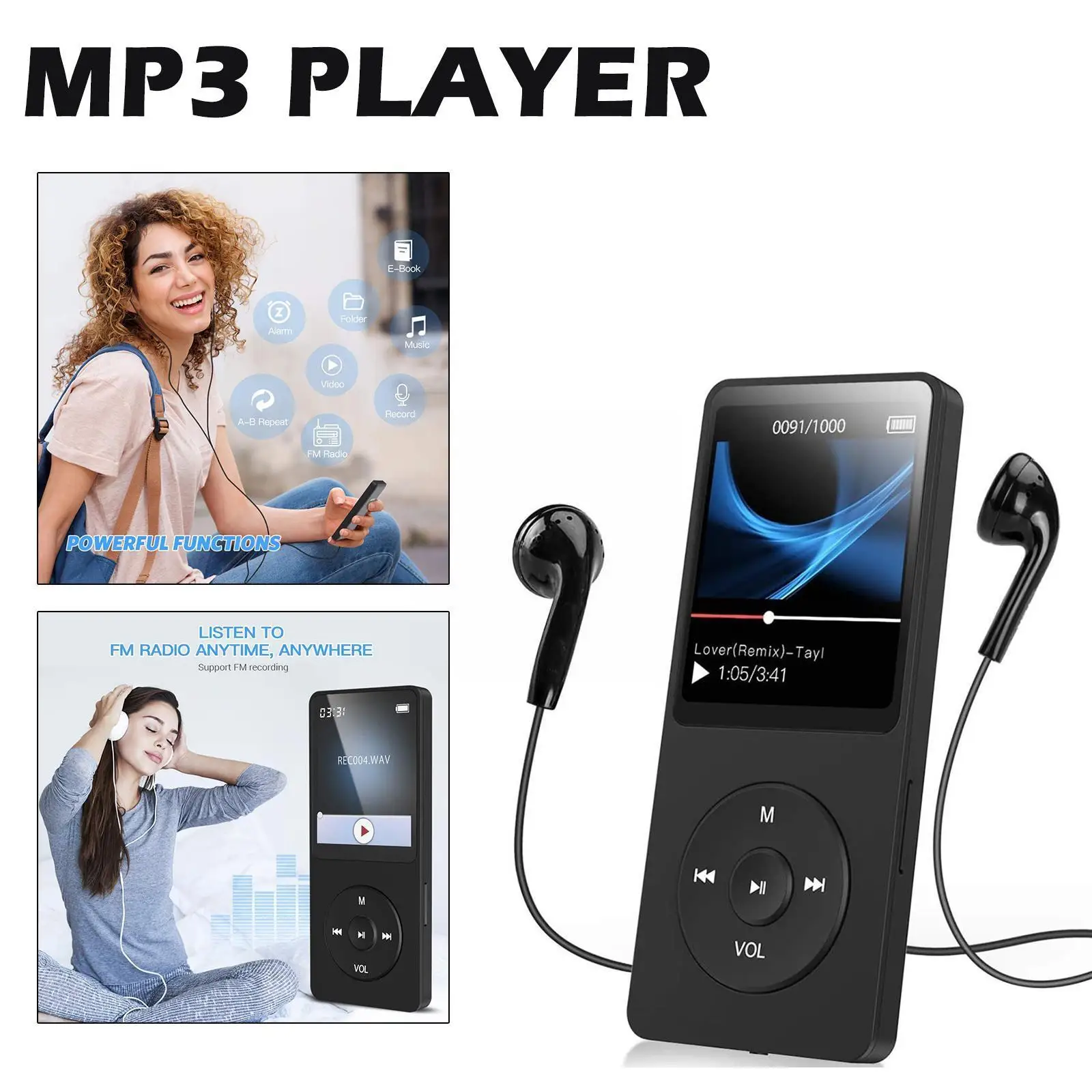 Мини Mp3/mp4 плеер Bluetooth-совместимый Многофункциональный электронная книга музыкальное радио с памятью Стерео Fm карта записывающие плееры J2m6
Мини Mp3/mp4 плеер Bluetooth-совместимый Многофункциональный электронная книга музыкальное радио с памятью Стерео Fm карта записывающие плееры J2m6