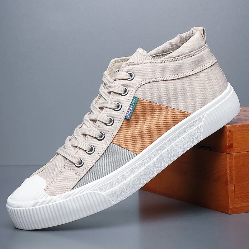 2023 Brand New Men's Vulcanized Canvas Boots Mixed Colors Designer High Top Shoes Autumn New British Lace-up Boots Bd21266
2023 Brand New Men's Vulcanized Canvas Boots Mixed Colors Designer High Top Shoes Autumn New British Lace-up Boots Bd21266