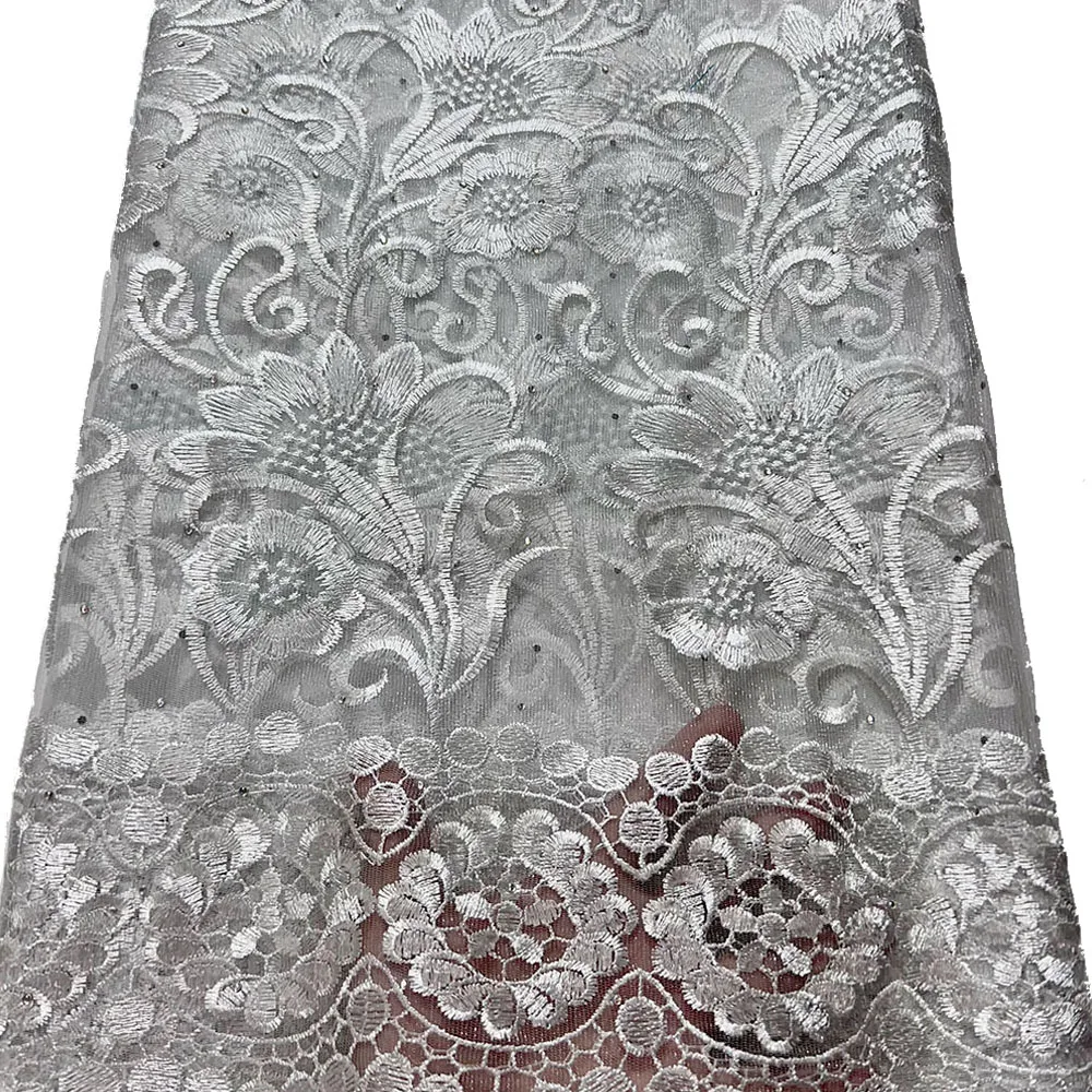 White Lace African French Fabric 2022 High Quality Needlework Tulle Nigerian Net Lace Fabric Material For Dress 2318G0
White Lace African French Fabric 2022 High Quality Needlework Tulle Nigerian Net Lace Fabric Material For Dress 2318G0
