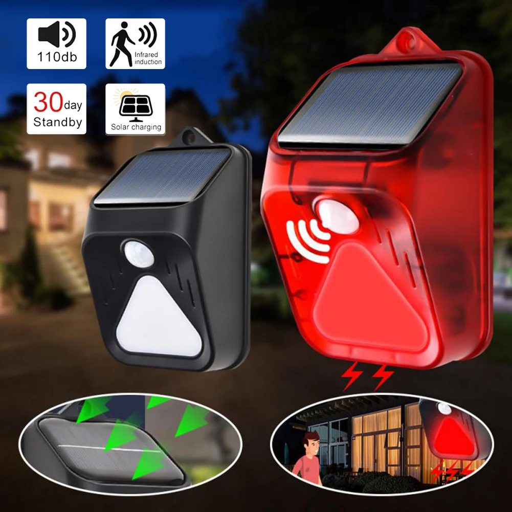 New Solar Strobe Alarm Light Motion Detector Security Siren Light IP65 Waterproof Sound Alarm Lamp with Night Mode For Home Yard
New Solar Strobe Alarm Light Motion Detector Security Siren Light IP65 Waterproof Sound Alarm Lamp with Night Mode For Home Yard