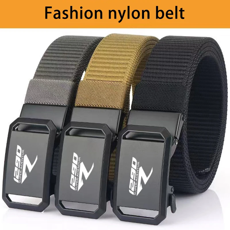 For KTM Adventure 1290 SUPER ADVENTURE Fashion Nylon Belt Men's Metal Automatic Buckle Outdoor Sports Tactical Belt
For KTM Adventure 1290 SUPER ADVENTURE Fashion Nylon Belt Men's Metal Automatic Buckle Outdoor Sports Tactical Belt