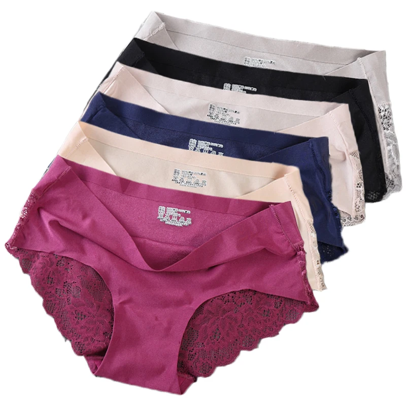 5Pcs Women Lace Panties Seamless Solid Underwear Comfort Low-Rise Hollow Out Sport Panty Soft Lady Lingerie Female Briefs
5Pcs Women Lace Panties Seamless Solid Underwear Comfort Low-Rise Hollow Out Sport Panty Soft Lady Lingerie Female Briefs
