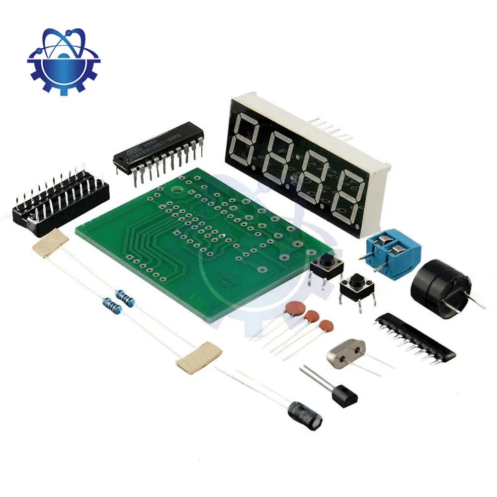 Digital Clock AT89C2051 C51 4 Bits Electronic Clock Electronic Production Suite DIY Kits C51 Electronic Clock
Digital Clock AT89C2051 C51 4 Bits Electronic Clock Electronic Production Suite DIY Kits C51 Electronic Clock