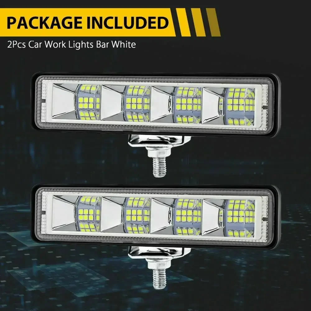 

Bar Flood Light 18W Car Work light LED Bar 4x4 24 Led Working Bar Offroad SUV ATV Tractor Trucks Excavator Led Combo Beam