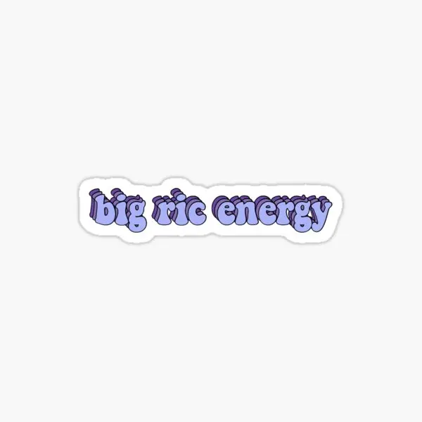 Big Ric Energy 5PCS Stickers for Window Print Anime Water Bottles Stickers Laptop Living Room Cute Background Decor Art Funny
Big Ric Energy 5PCS Stickers for Window Print Anime Water Bottles Stickers Laptop Living Room Cute Background Decor Art Funny