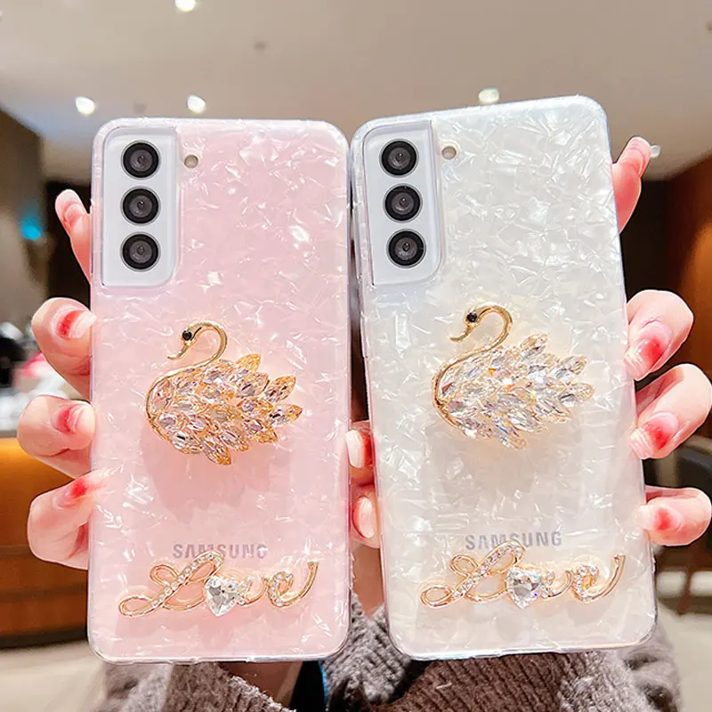 Роскошный чехол с лебедем и стразами S21fe S 21 22 20 для Samsung Galaxy S21 Fe S22 S20 Plus S23 Ultra 2022, противоударный чехол для телефона
Роскошный чехол с лебедем и стразами S21fe S 21 22 20 для Samsung Galaxy S21 Fe S22 S20 Plus S23 Ultra 2022, противоударный чехол для телефона