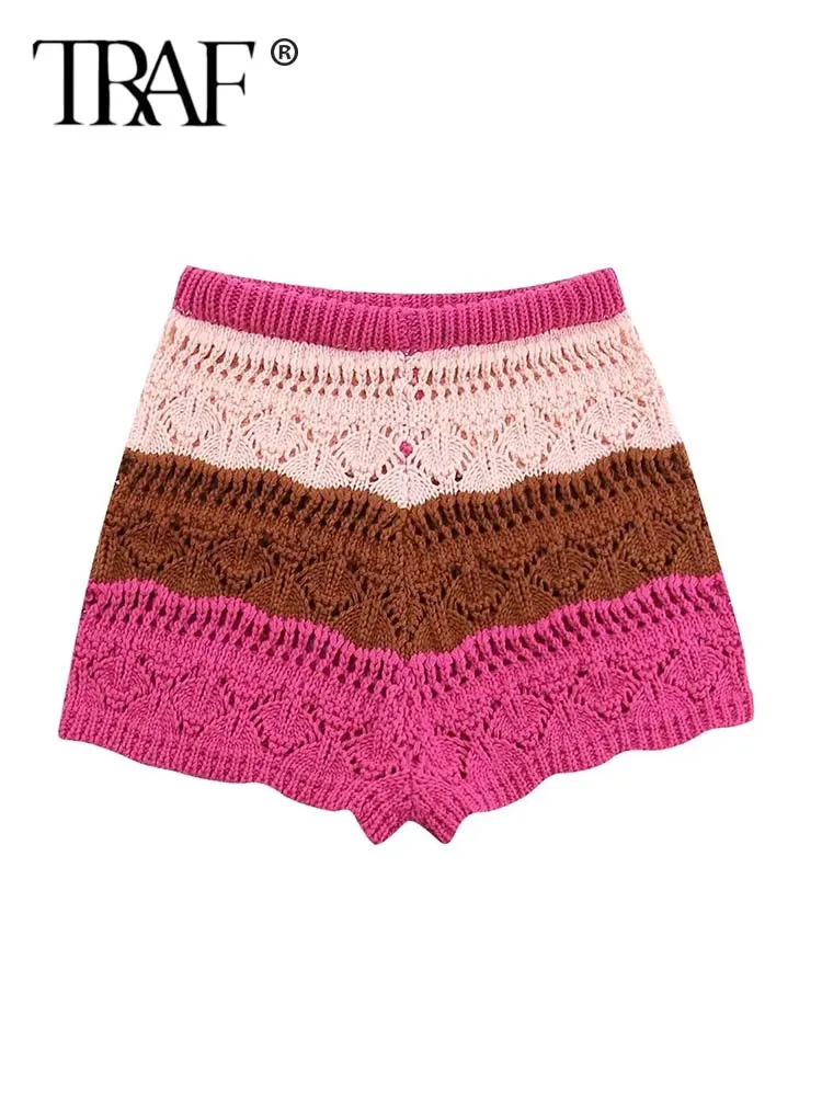 TRAF 2023 New Knit Shorts Women High Waist Summer Shorts Woman Y2K Elastic Waistband Casual Short Pants Ladies Streetwear
TRAF 2023 New Knit Shorts Women High Waist Summer Shorts Woman Y2K Elastic Waistband Casual Short Pants Ladies Streetwear