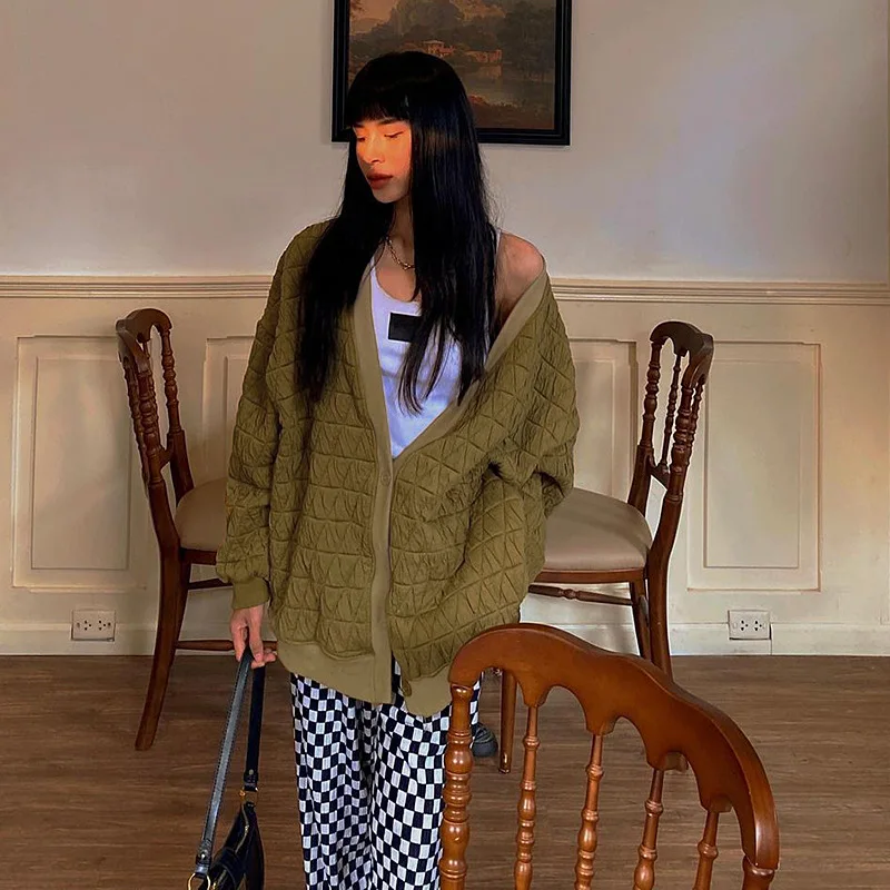 2022 Long Sleeves V Neck Buttons Sexy Oversized Solid Jacket Coat Fall Winter Women New Outfit Y2K Streetwear Party
2022 Long Sleeves V Neck Buttons Sexy Oversized Solid Jacket Coat Fall Winter Women New Outfit Y2K Streetwear Party
