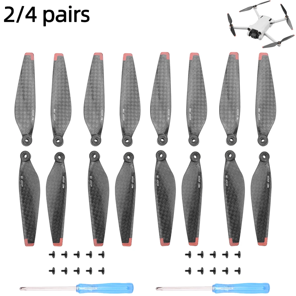 6030 Carbon Fiber Propeller Drone Blade Props Replacement For DJI Mini 3 Pro Drone Light Weight Wing Fans With Screw Accessory 
6030 Carbon Fiber Propeller Drone Blade Props Replacement For DJI Mini 3 Pro Drone Light Weight Wing Fans With Screw Accessory