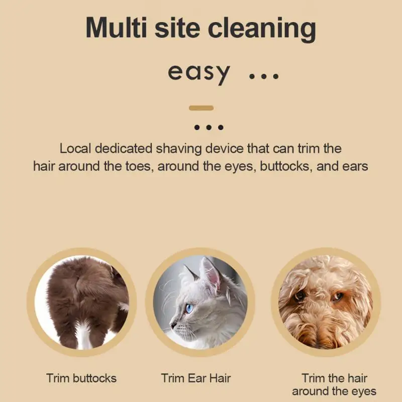 Pet Care Pet Foot Hair Razor Pet Grooming Tool Electric Pet Clippers Pet Supplies Ear Eye Toe Grooming Kit Silent Fashion
Pet Care Pet Foot Hair Razor Pet Grooming Tool Electric Pet Clippers Pet Supplies Ear Eye Toe Grooming Kit Silent Fashion