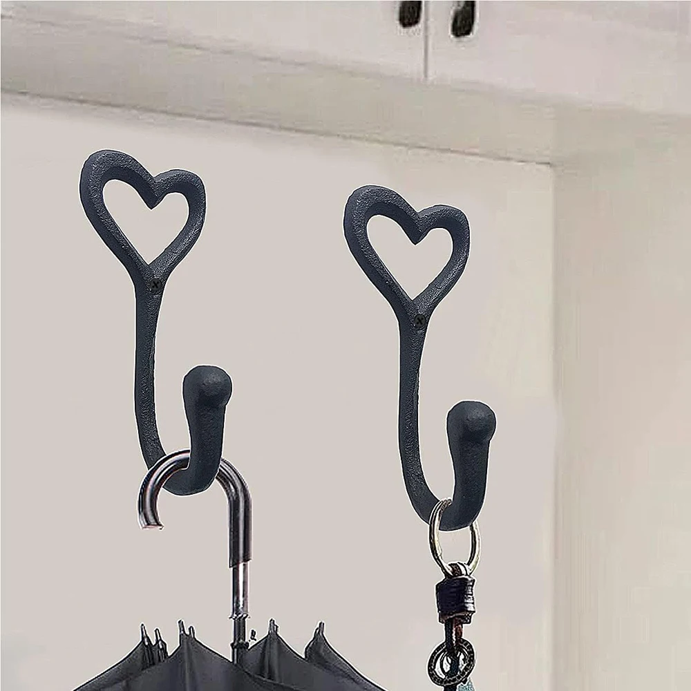 Key Bag Hanger Coat Hooks Cast Iron Vintage Holder Love Heart Shape Home Decor, Bath Kitchen Garage Hanging Scarf Cap Purse Hook
Key Bag Hanger Coat Hooks Cast Iron Vintage Holder Love Heart Shape Home Decor, Bath Kitchen Garage Hanging Scarf Cap Purse Hook