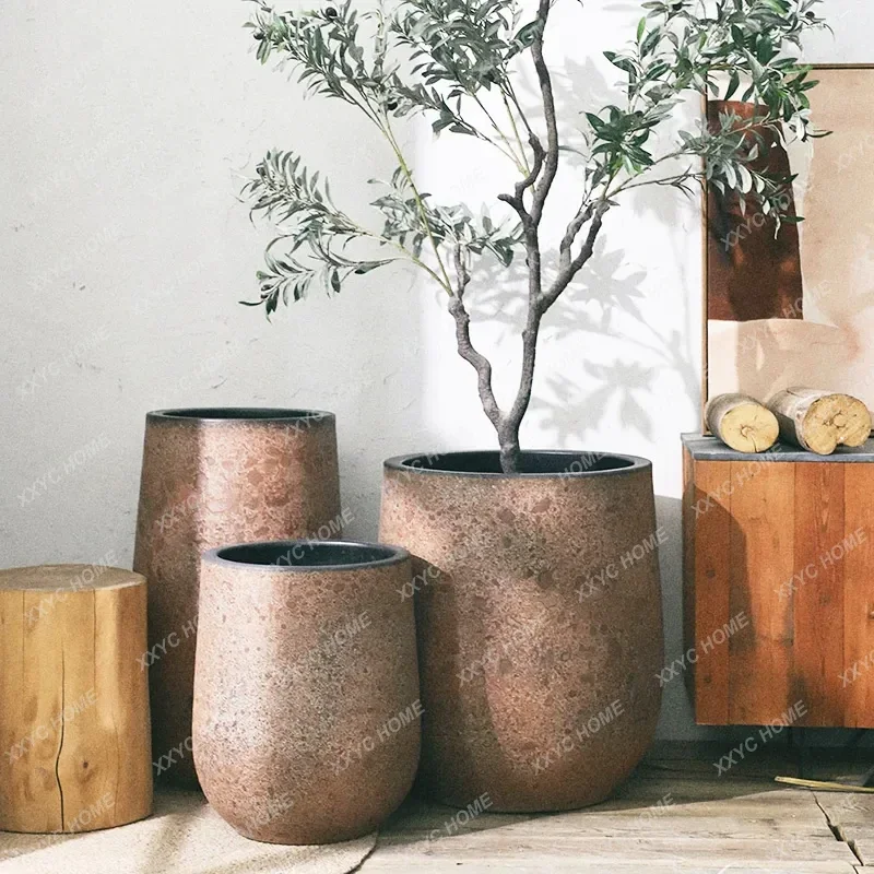 Decorative Large Flower Pots Big Size Antique Vintage Decor Flower Pot Ceramic Retro Macetas Decorativas Indoor Plant Pot 
Decorative Large Flower Pots Big Size Antique Vintage Decor Flower Pot Ceramic Retro Macetas Decorativas Indoor Plant Pot