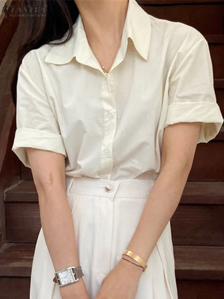 Корейская Повседневная Базовая рубашка ZANZEA, одежда для работы, топы с лацканами и пуговицами, модная блузка 2022, женские элегантные блузки с ...
Корейская Повседневная Базовая рубашка ZANZEA, одежда для работы, топы с лацканами и пуговицами, модная блузка 2022, женские элегантные блузки с ...