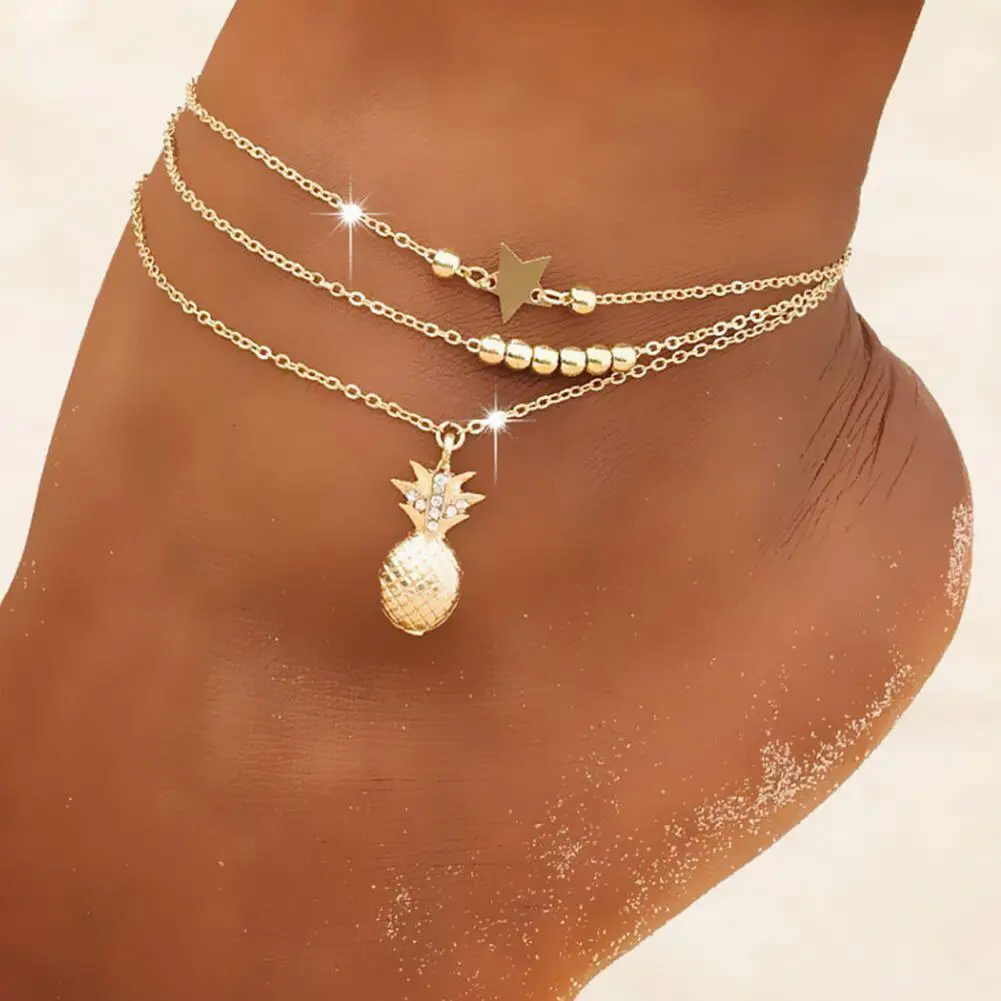 Unique Foot Chains Beads Charm Gift Beads Star Chain Anklets Ankle Bracelets Women Anklets 2Pcs/Set
Unique Foot Chains Beads Charm Gift Beads Star Chain Anklets Ankle Bracelets Women Anklets 2Pcs/Set