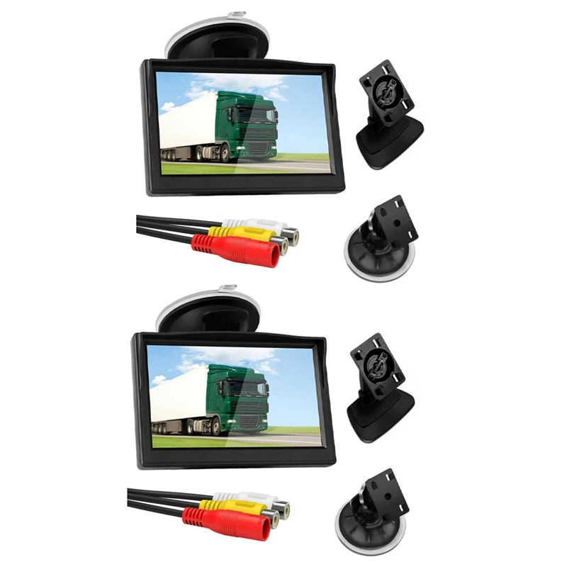 Монитор TFT LCD HD с двумя крепежными кронштейнами для камеры заднего вида и DVD, 5 дюймов, 800 х480, 2 шт.
Монитор TFT LCD HD с двумя крепежными кронштейнами для камеры заднего вида и DVD, 5 дюймов, 800 х480, 2 шт.