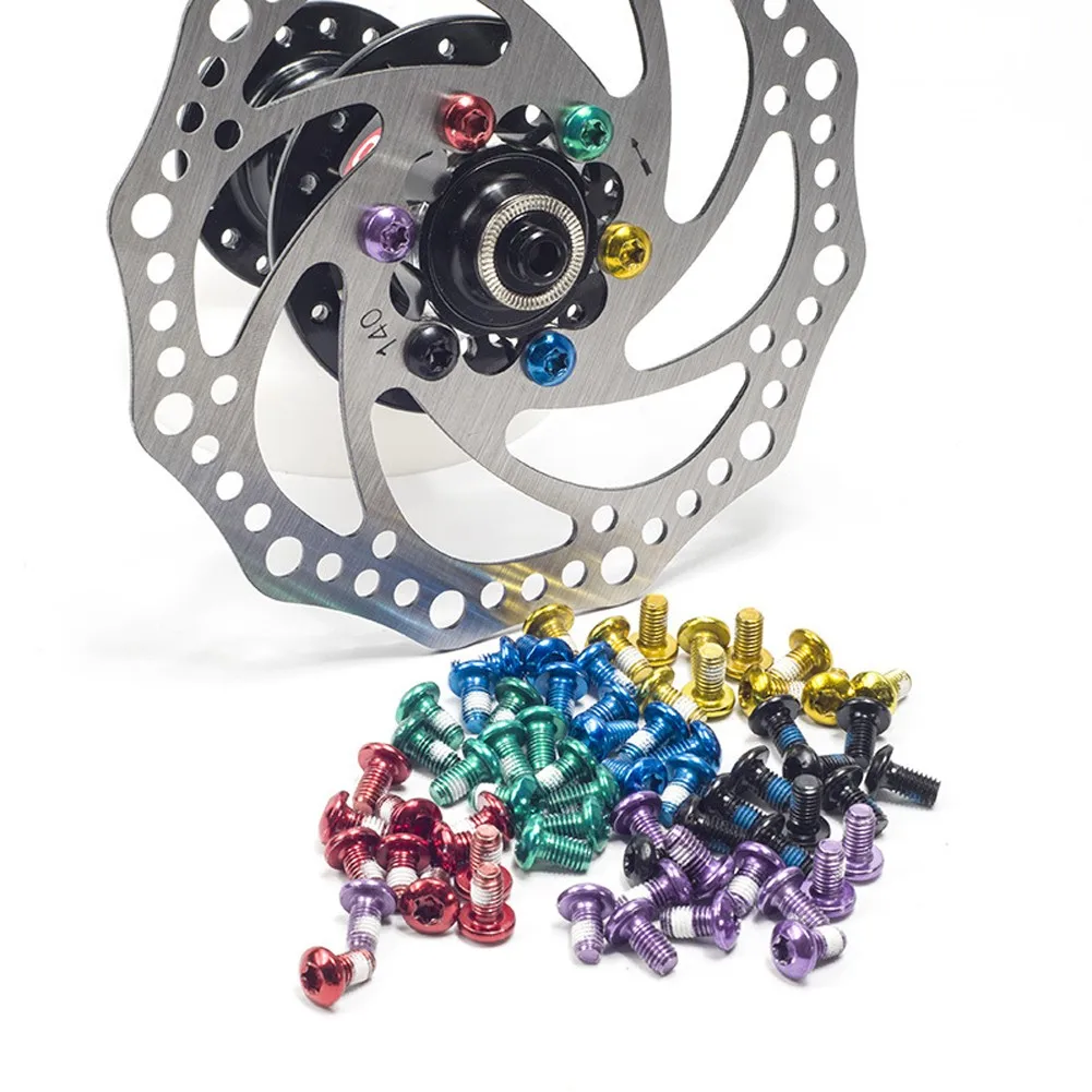 12pcs M5x9mm Bicycle Disk Brake Rotor Bolts Colorful Stainless Steel T25 Bike Bicycle Brakes Disc Screws Cycling Accessories
12pcs M5x9mm Bicycle Disk Brake Rotor Bolts Colorful Stainless Steel T25 Bike Bicycle Brakes Disc Screws Cycling Accessories