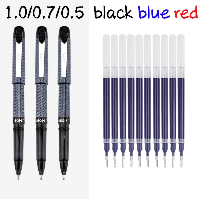 1.0/0.7/0.5mm Gel Pen High Capacity Black Blue Red Ink Pen Writing Gel ink Pens Office/School Neutral Pen Supplies
1.0/0.7/0.5mm Gel Pen High Capacity Black Blue Red Ink Pen Writing Gel ink Pens Office/School Neutral Pen Supplies