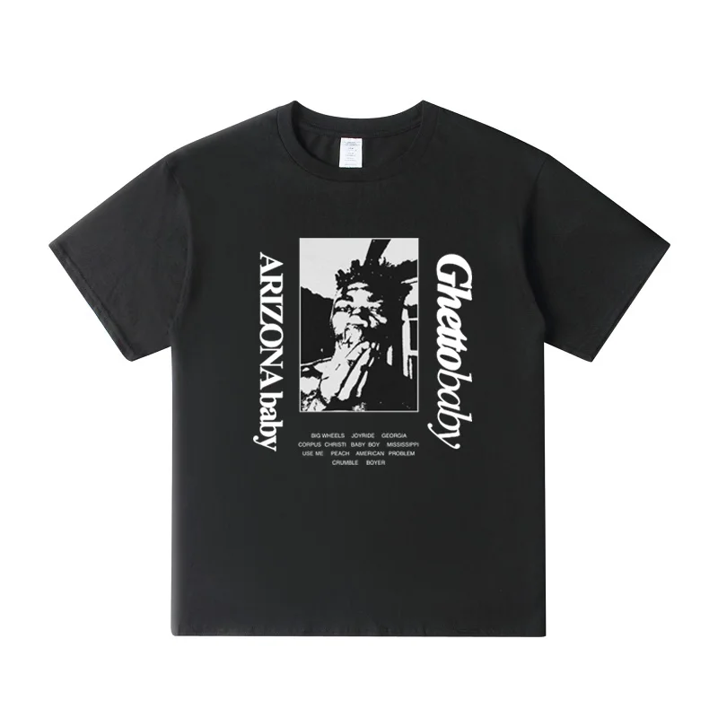 Kevin Abstract Arizona Baby Ghettobaby Printed T-shirts For Men Womens Graphic T Shirts High Quality Cotton Short Sleeve Tshirt
Kevin Abstract Arizona Baby Ghettobaby Printed T-shirts For Men Womens Graphic T Shirts High Quality Cotton Short Sleeve Tshirt