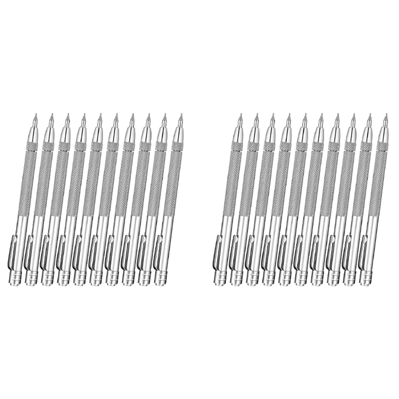 20 Pieces Tungsten Carbide Scriber With Magnet Aluminium Etching Engraving Pen With Clip For Ceramics Glass Marble
20 Pieces Tungsten Carbide Scriber With Magnet Aluminium Etching Engraving Pen With Clip For Ceramics Glass Marble