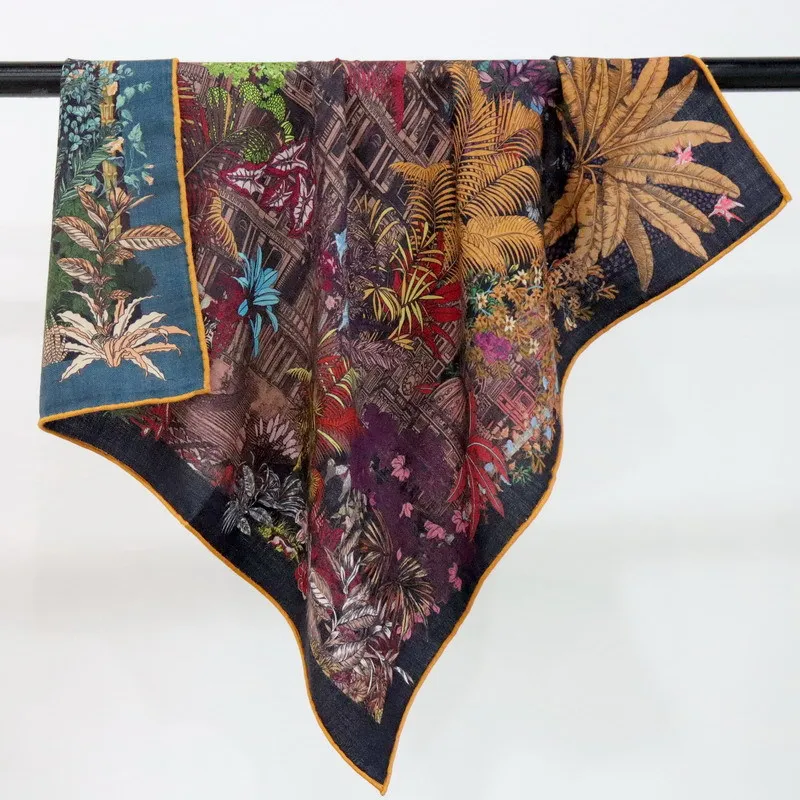 Jardin a Sintra Double Sided Neck Wool Scarf 65CM Square Hair Bandanna Warm Cashmere Pashmina Shawl Folded Edge Decorative Gift
Jardin a Sintra Double Sided Neck Wool Scarf 65CM Square Hair Bandanna Warm Cashmere Pashmina Shawl Folded Edge Decorative Gift